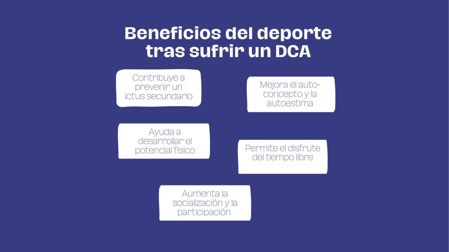 Beneficios del deporte tras sufrir un DCA